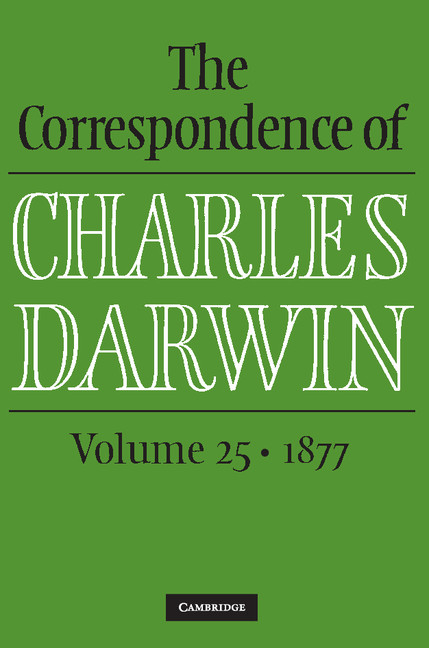 The Correspondence of Charles Darwin