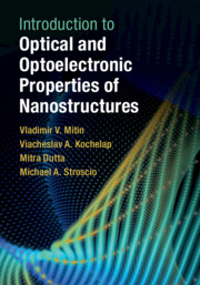 Introduction to Optical and Optoelectronic Properties of Nanostructures