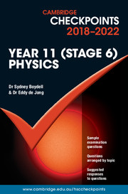 Picture of Cambridge Checkpoints NSW Year 11 (Stage 6) Physics 2018-2022