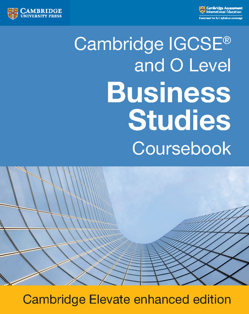 Cambridge IGCSE® and O Level Business Studies Revised Digital Coursebook (2 Years)