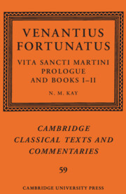 Venantius Fortunatus: Vita Sancti MartiniPrologue and Books I–II