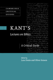 Kant's <I>Lectures on Ethics</I>