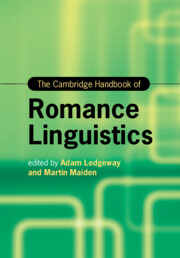 The Cambridge Handbook of Romance Linguistics
