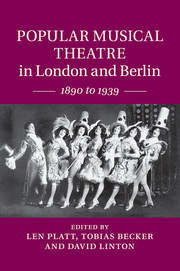 Popular Musical Theatre in London and Berlin