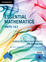 Picture of Essential Mathematics Units 1&2 for Queensland