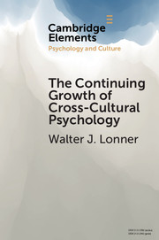 The Continuing Growth of Cross-Cultural Psychology