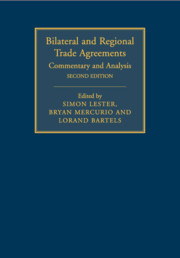 Bilateral and Regional Trade Agreements