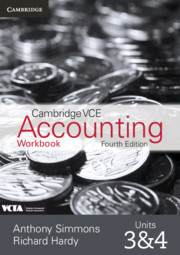 Picture of Cambridge VCE Accounting Units 3&4 Workbook