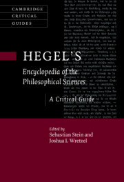 Hegel's <I>Encyclopedia of the Philosophical Sciences</I>