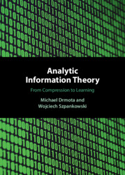 Analytic Information Theory