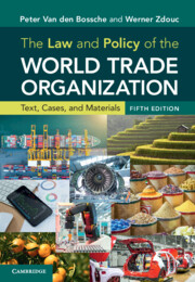 The Law and Policy of the World Trade Organization | International economic  and trade law, WTO law