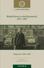 British Envoys to the Kaiserreich, 1871–1897