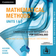 Picture of CSM QLD Mathematical Methods Units 1 and 2 Online Teaching Suite (Card)