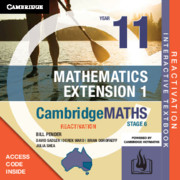 Picture of Cambridge Maths Stage 6 NSW Extension 1 Year 11 Reactivation (Card)