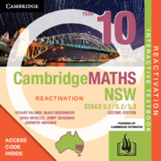 Picture of Cambridge Maths Stage 5 NSW Year 10 5.1/5.2/5.3 Reactivation (Card)
