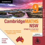 Picture of Cambridge Maths Stage 5 NSW Year 9 5.1/5.2/5.3 Online Teaching Suite (Card)