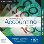 Picture of Cambridge VCE Accounting Units 1 and 2 Teacher Resource Package (Card)