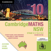 Picture of Cambridge Maths Stage 5 NSW Year 10 5.1/5.2/5.3 Online Teaching Suite (Card)