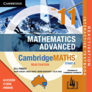Picture of Cambridge Maths Stage 6 NSW Advanced Year 11 Reactivation (Card)