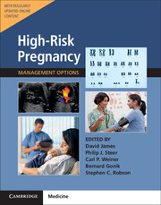 High-Risk Pregnancy: Management Options