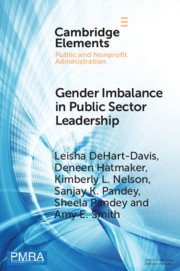 Cambridge Elements Public and Nonprofit Administration, Gender Imbalance in Public Sector Leadership, Leisha DeHart-Davis, Deneen Hatmaker, Kimberly L. Nelson, Sanjay K. Pandey, Sheela Pandey, Amy E. Smith,