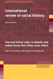 Free and Unfree Labor in Atlantic and Indian Ocean Port Cities (1700–1850)