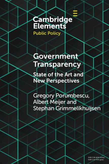 The Transparency Fix: Secrets, Leaks, and Uncontrollable Gov