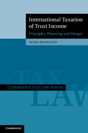 Cambridge Tax Law Series - 