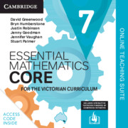 Picture of Essential Mathematics CORE for the Victorian Curriculum 7 Online Teaching Suite Card