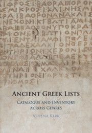 Ancient Greek Lists