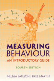 Measuring behaviour introductory guide 4th edition | Animal behaviour |  Cambridge University Press