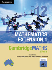 Picture of CambridgeMATHS Stage 6 Mathematics Extension 1 Year 12 (print and interactive textbook powered by Cambridge HOTmaths)