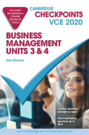 Picture of Cambridge Checkpoints VCE Business Management Units 3&4 2020