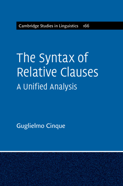 The Syntax Of Relative Clauses