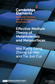 Elements in Emerging Theories and Technologies in Metamaterials