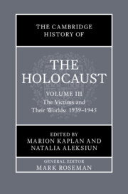 The Cambridge History of the Holocaust