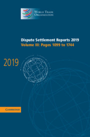 Dispute Settlement Reports 2019