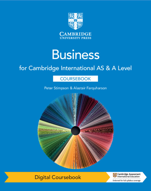 Cambridge International AS & A Level Business Digital Coursebook (2 Years)