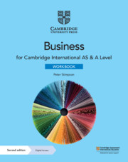 Picture of Cambridge International AS & A Level Business Workbook with Digital Access (2 Years)