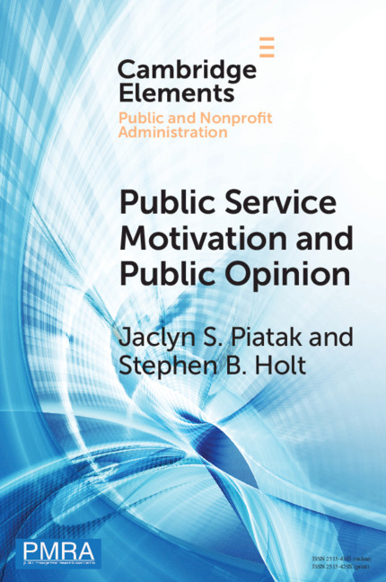 Public Service Motivation And Public Opinion