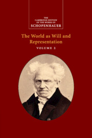 Schopenhauer: <I>The World as Will and Representation</I>