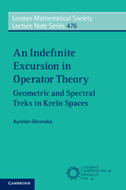 An Indefinite Excursion in Operator Theory