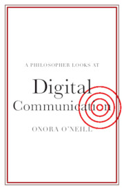 A Philosopher Looks at Digital Communication