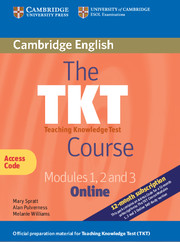 The TKT Course Modules 1, 2 and 3 
