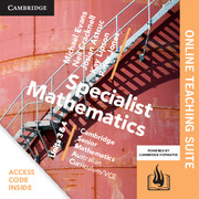 Picture of CSM VCE Specialist Mathematics Units 3 and 4 Online Teaching Suite (Card)