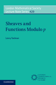 Sheaves and Functions Modulo p