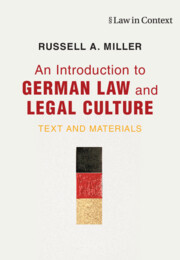 An Introduction to German Law and Legal Culture