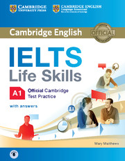 Picture of IELTS Life Skills Official Cambridge Test Practice A1 Student's Book with Answers and Audio