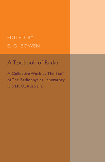 A Textbook of Radar