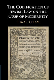 The Codification of Jewish Law on the Cusp of Modernity
